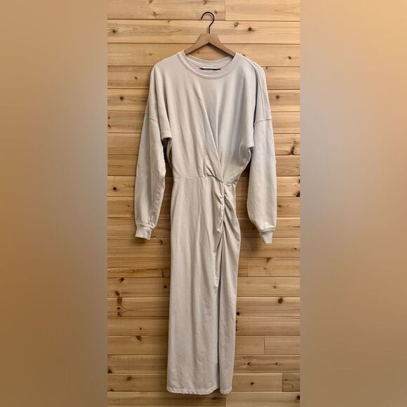 Isabel Marant Dresses & Skirts - Marant Etoile Sz 36/4/S Sweatshirt Jersey Cotton Drop Shoulder Midi Length Dress